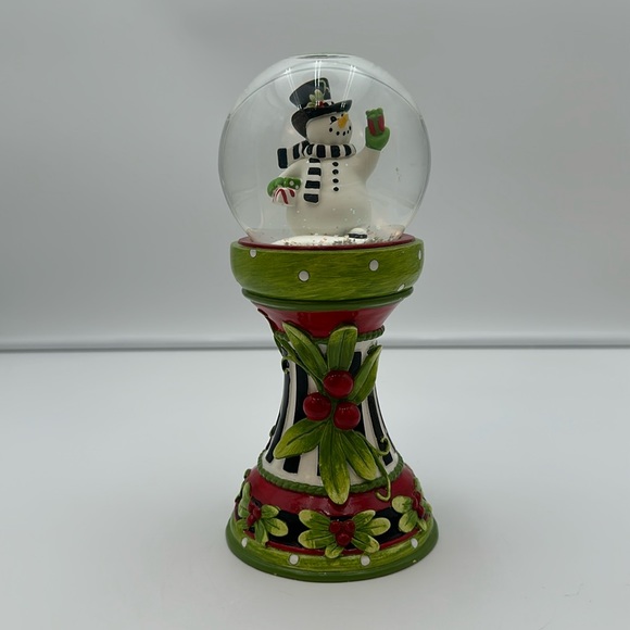 Fitz and Floyd Frosty's Frolic Musical Snowglobe - Picture 1 of 17